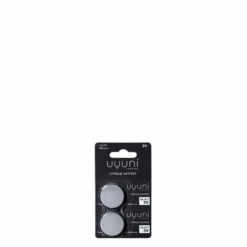 Uyuni batteri 3Vm 1000mAh, 2pk CR2477