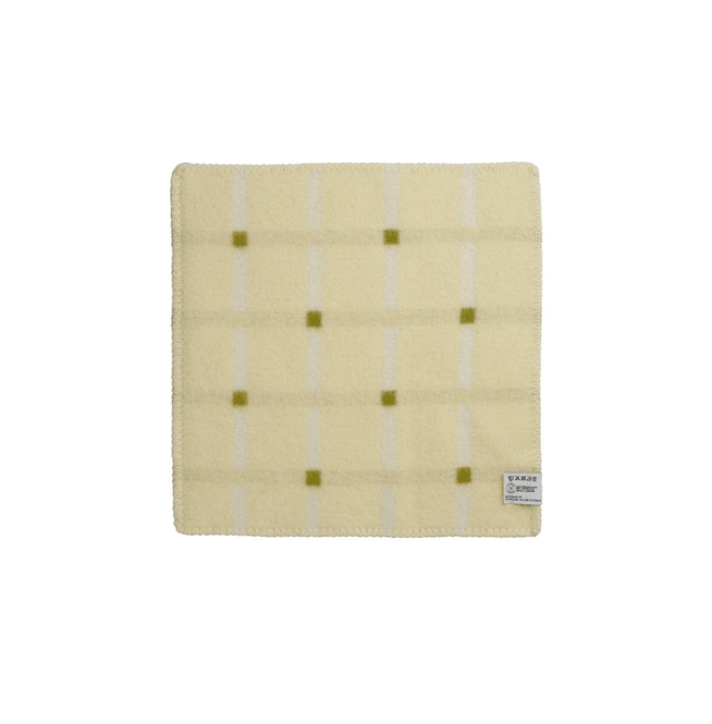 Hovedbilde Røros Tweed Knut Sitteunderlag 45x45 cm Lime
