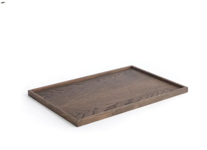 Hovedbilde The Oak Men Square Tray - Large, Dark Oak