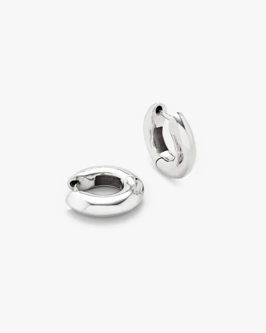 Hovedbilde Philippa Studios Bold hoops small sølv