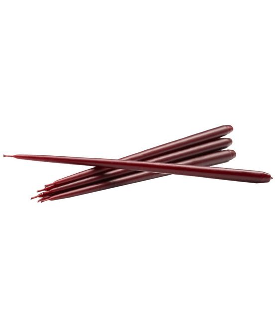 Hovedbilde STOFF Nagel taper candles - burgunder
