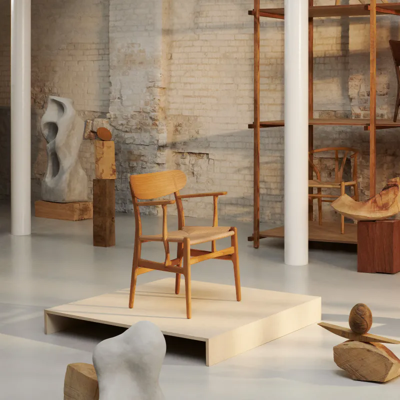 Carl Hansen & Søn CH26 spisestol - Oljet eik