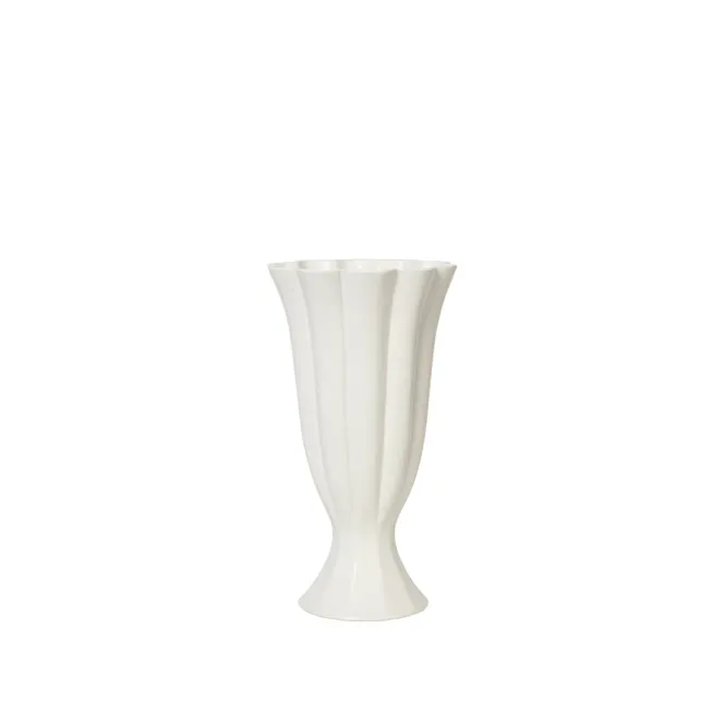 Hovedbilde Broste Copenhagen Heli Vase L - Creme