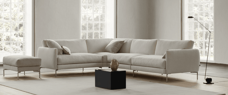 Juul 911 Sofa 220x90 cm - stål bein - Curve 0007