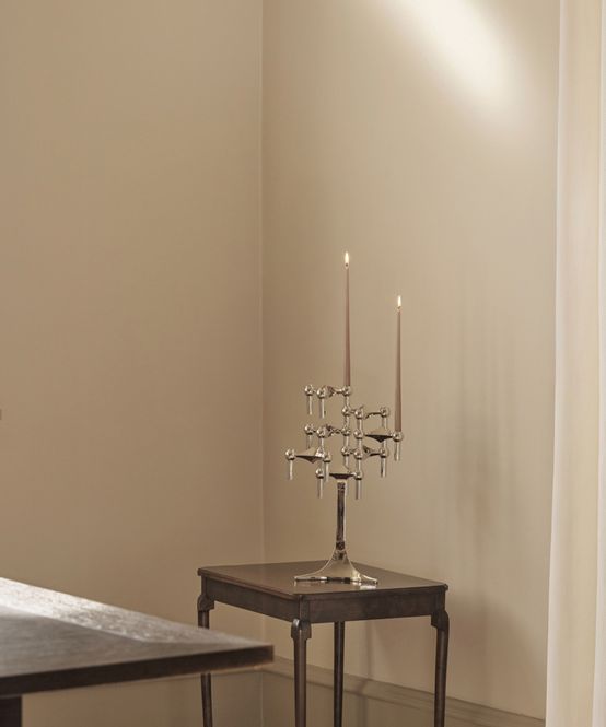 Hovedbilde Stoff Nagel taper candles - Soft Brown
