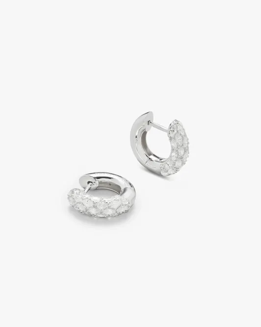 Hovedbilde Philippa Studios Bold Marquise Hoops Small Sølv