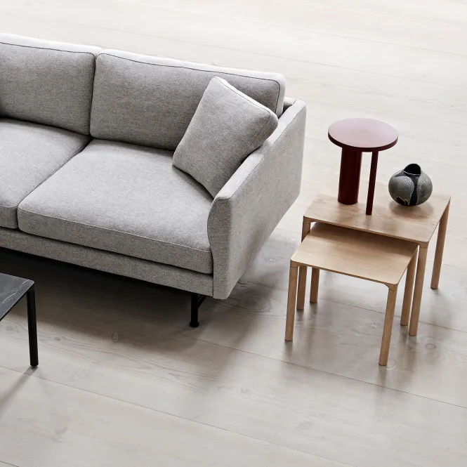 Hovedbilde Fredericia Piloti Wood, 63x63 cm, Sort eik - ...