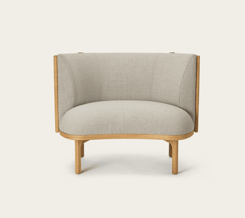 RF1904 Sideways Lounge Chair Oljet eik