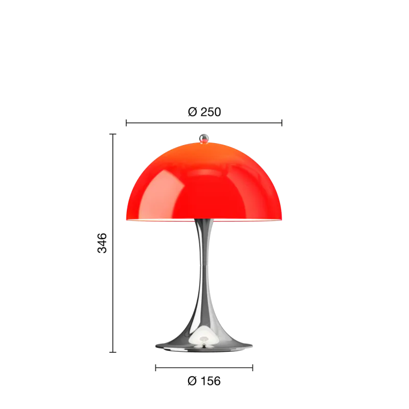Louis Poulsen Panthella 250 Portabel Bordlampe The Originals