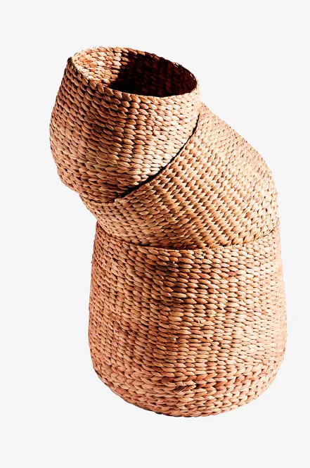Hovedbilde Muubs kurv rund natur 3pk Ø53xH48 cm