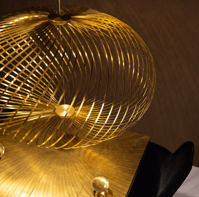 Tom Dixon Spring Pendel Medium -  Brass