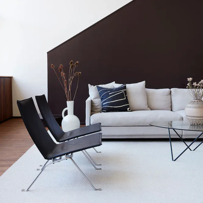 Hovedbilde Fritz Hansen PK22 Leather Aura black 