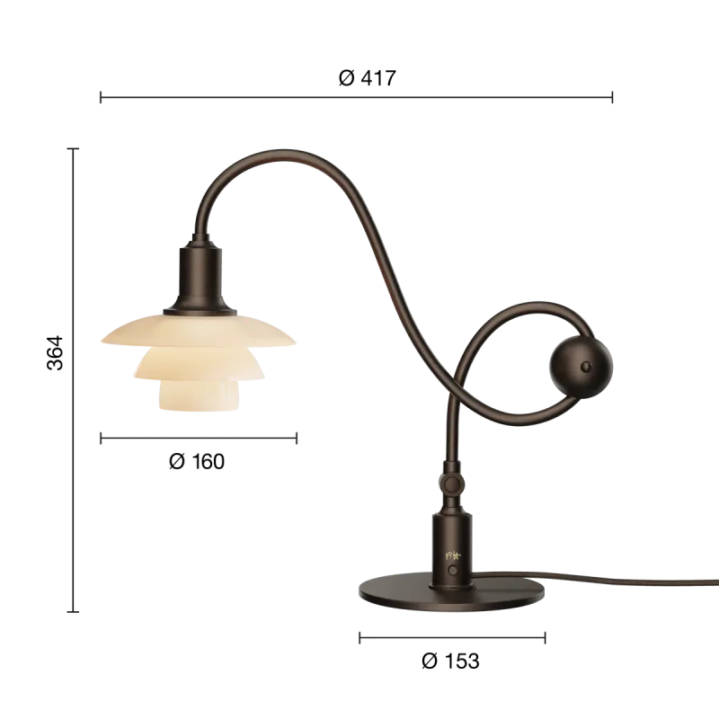 Louis Poulsen PH 1/1 Piano Bordlampe Limited Edition 2026