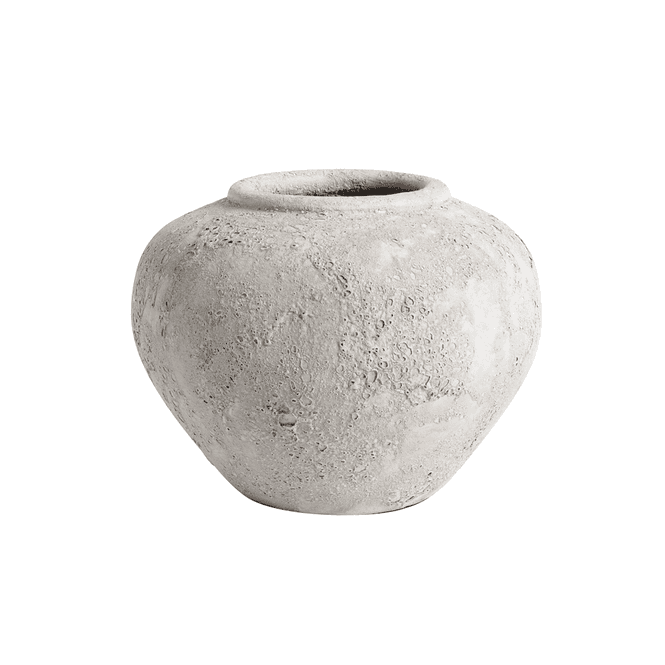Hovedbilde Krukke Luna 26, Grå Terracotta