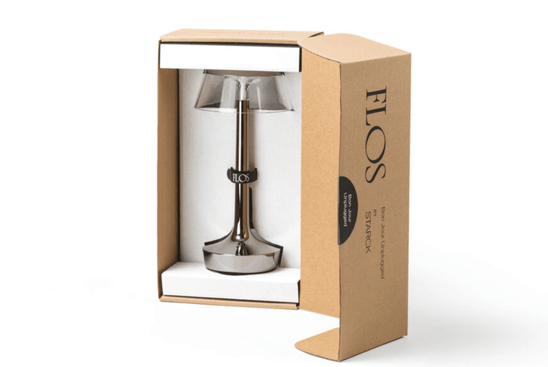 Flos Bon Jour unplugged Black Chrome 