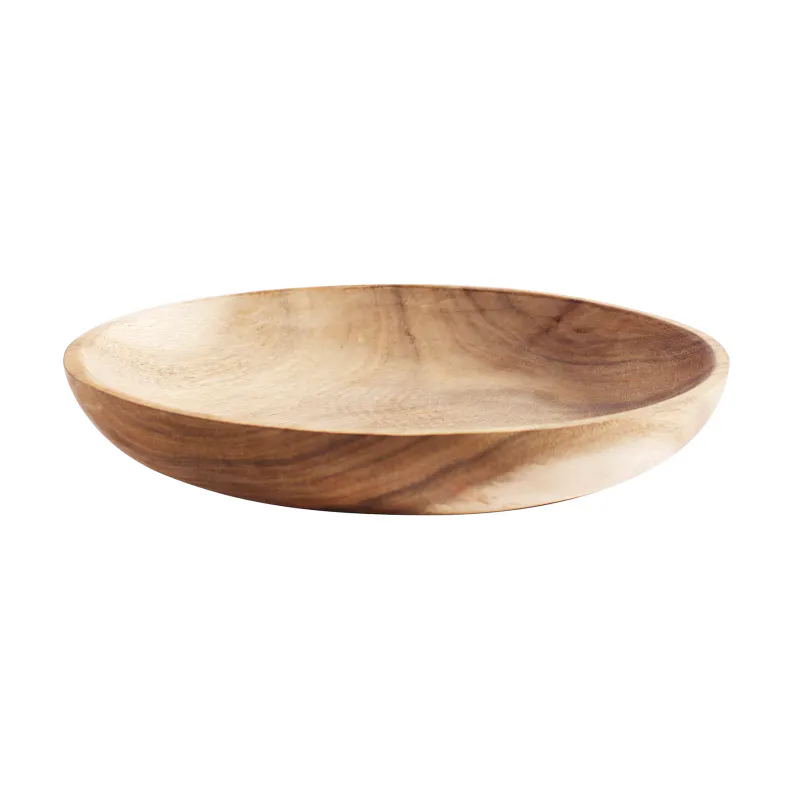 Tallerken Ø18 Natur - Teak 
