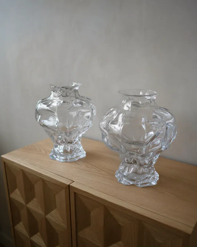 Hein Studio Ammonit Vase - Clear H:30 cm