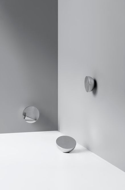 Hovedbilde New Works Aura Wall Mirror, Stainless Steel, ...
