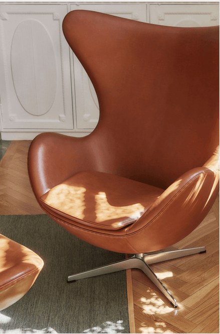 Hovedbilde Fritz Hansen Egg Lenestol - Aura Walnut / Alu ...
