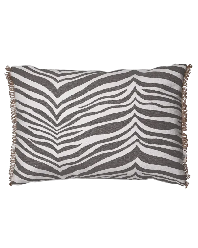 Classic Collection Putetrekk Zebra Titanium/hvit 40x60 cm